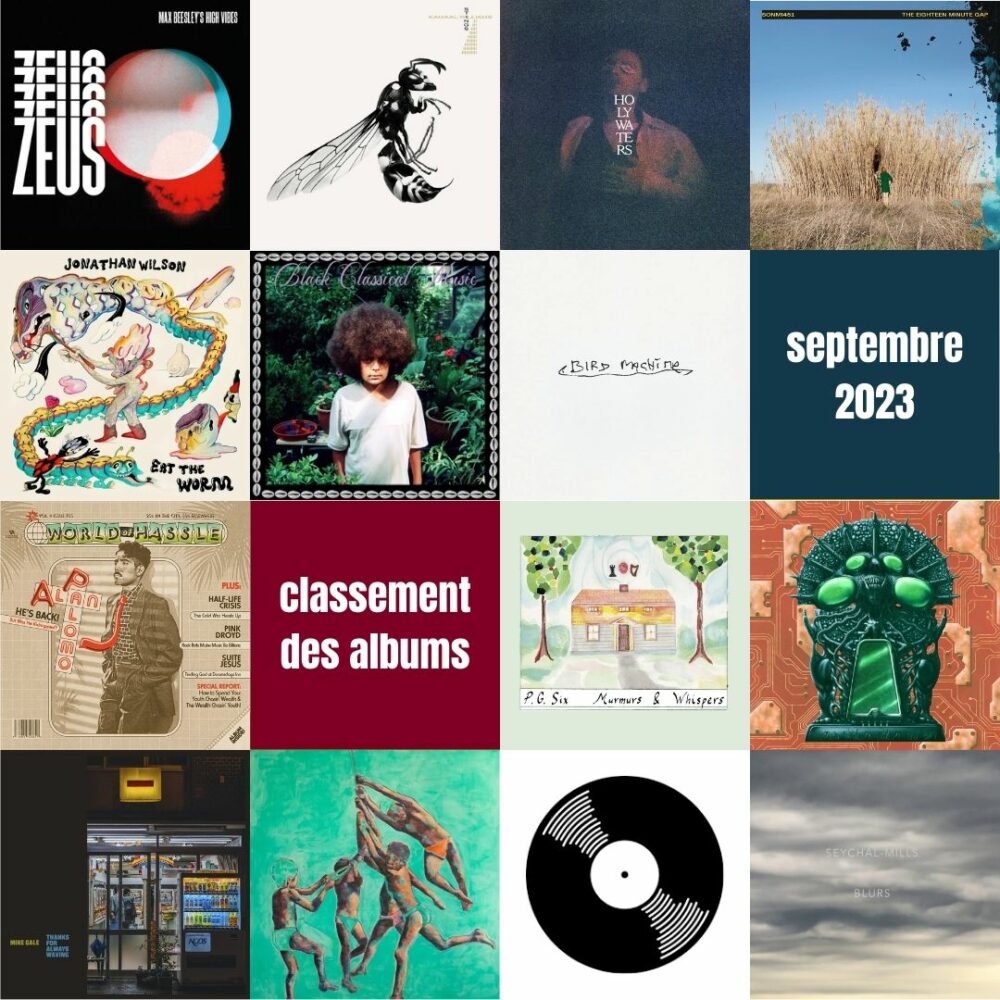 albums du mois septembre 2023